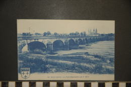 CP, 03, Moulins Le Pont Regemorte Sur L´allier N°55  Blason RARE - Moulins