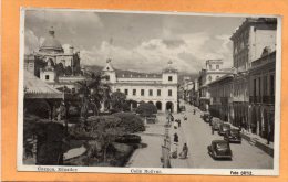 Calle Bolivar Cars Cuenca Ecuador Old Real Photo Postcard - Ecuador