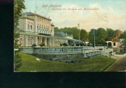 Litho Bad Nauheim 1906 Kurhaus Mit Terrasse Und Musikpavillon Dr. Trenkler & Co. - Bad Nauheim