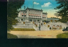 Litho Bad Nauheim 30.7.1912 Kurhaus Mit Personen Auf Der Treppe Ludwig Klement - Bad Nauheim