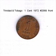 TRINIDAD & TOBAGO    1  CENT  1972   (KM # 1) - Trindad & Tobago