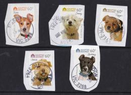 Australia 2010 Adopted & Adored Set Self-adhesives With Distinct Circular Postmarks - Oblitérés