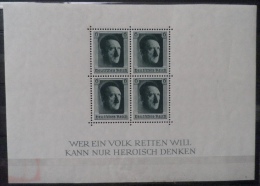 M508.-.REICH, MI # : BLOCK  7  . MNH.  ADOLF HITLER.  CAT VAL : EUR  70 - Blocs