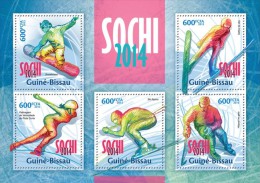 Guinea Bissau. 2013  Sochi 2014. (315a) - Invierno 2014: Sotchi