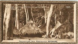 CHOCOLAT SUCHARD : IMAGE N° 162 . VILLAGE DANS LA FORÊT EQUATORIALE . GABON . - Suchard