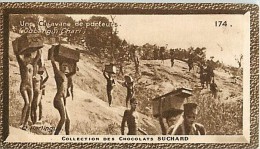 CHOCOLAT SUCHARD : IMAGE N° 174 . UNE CARAVANE DE PORTEURS . OUBANGUI-CHARI . - Suchard