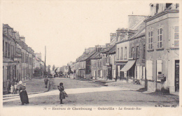 CPA - OCTEVILLE - RARE - La Grande Rue - Octeville