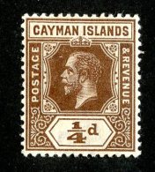 235 X)  Cayman Is. 1912  SG40 -sc 32    M* - Kaaiman Eilanden