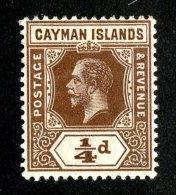 236 X)  Cayman Is. 1912  SG40 -sc 32    M* - Cayman (Isole)