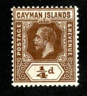 237 X)  Cayman Is. 1912  SG40 -sc 32    M* - Kaimaninseln
