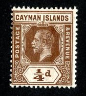 238 X)  Cayman Is. 1912  SG40 -sc 32    M* - Iles Caïmans