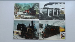 Griechenland 1564/7 Maximumkarte MK/MC, ET, 100 Jahre Eisenbahn In Griechenland - Maximum Cards & Covers