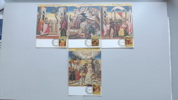 Griechenland 1571/4 Maximumkarte MK/MC, ET, Szenen Aus Der Allerheiligen-lkone (18. Jh.) Von Athanasios Toundas - Tarjetas – Máximo