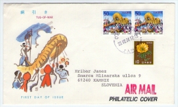 Old Letter - Japan, Air Mail - Poste Aérienne
