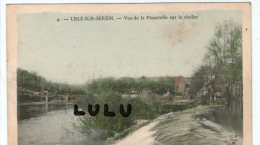 DEPT 89 : L Isle Sur Serein ,vue De La Passerelle Sur La Riviere - L'Isle Sur Serein