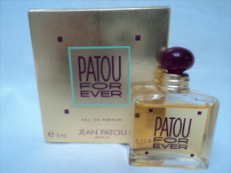 PATOU" PATOU FOR EVER"  MINI EDP  5 ML  VOIR & LIRE !! - Miniaturas Mujer (en Caja)