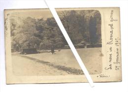 ROMA  - VILLA BORGHESE - LA NEVICATA DEL 1907 - FOTOCARTOLINA ANIMATA UNICA!!!!!!! - Parks & Gardens