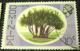 Dominica 1975 Screw Pine 10c - Used - Dominique (...-1978)