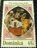 Dominica 1978 25th Anniversary Of The Coronation Of Queen Elizabeth II 45c - Used - Dominique (...-1978)