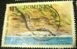 Dominica 1973 National Day The Staircase Of The Snake 10c - Used - Dominica (...-1978)