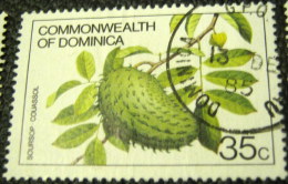 Dominica 1981 Soursop Couassol 35c - Used - Dominica (1978-...)