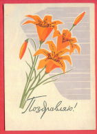 132960 / Flora Flore 1963 Flower Fleur Blüte By KUTILOV /  Stationery Entier Ganzsachen / Russia Russie Russland Rusland - 1960-69