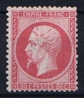 France: 1863, Yv Nr 24 Not Used (*) Has Thin Spots - 1862 Napoleon III