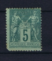 France: 1876, Yv Nr 75  MH/* - 1876-1898 Sage (Type II)
