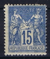 France: 1876, Yv Nr 90  MH/* - 1876-1898 Sage (Tipo II)