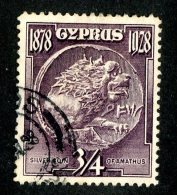 320 X)  Cyprus -1928  SG# 123 (o) Sc114  Cat. £1.50 - Cyprus (...-1960)