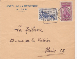 ALGERIE  LETTRE POUR LA FRANCE  1939 - Covers & Documents