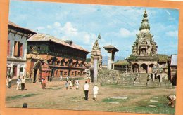 Durbar Square Bhadgaon Kathmandu Nepal Old Postcard - Népal