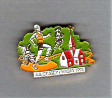 Pin´s  Sport  Athlétisme,  Course à Pied  A.S  CRISSELY / MAGNY  1993 - Atletismo