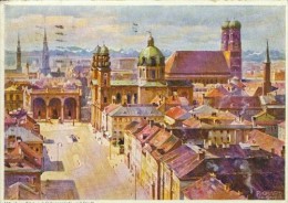 München Gemalt Von Richard Wagner Odeonsplatz 6.7.1954 Nach Berlin - Wagner, Richard