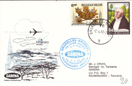 Sabena 1982 - Bruxelles Kilimandjaro Arusha - Kenya Tanzania - Other & Unclassified