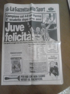 GAZZETTA DELLO SPORT  Juve 23 Esimo SCUDETTO 1994/95 - Sports