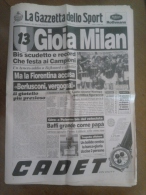 GAZZETTA DELLO SPORT MILAN   SCUDETTO N°13 1992/93 - Sport