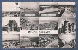 50 MANCHE - CP MULTIVUES BARNEVILLE SUR MER - 12 VUES - GABY N° 2 - CIRCULEE - Barneville