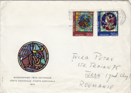 BULL, NATIONAL FESTIVAL, SPECIAL COVER, 1970, SWITZERLAND - Lettres & Documents