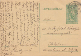 COAT OF ARMS, PC STATIONERY, ENTIER POSTAL, 1940, HUNGARY - Postal Stationery