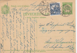 CASTLE STAMP, HUNGARIAN ROYAL CROWN, PC STATIONERY, ENTIER POSTAL, 1932, HUNGARY - Ganzsachen