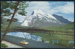 MT. RUNDLE, Altitude 9675 Feet, And Vermillion Lakes From The Trans-Canada Highway. Banff National Park Canadian Rockies - Banff