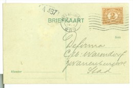 HANDGESCHREVEN BRIEFKAART GELOPEN IN 1916 Van LOKAAL AMSTERDAM *  NVPH 54 (7891h) - Briefe U. Dokumente