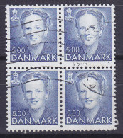 Denmark 1992 Mi. 1030     5.00 Kr Queen Königin Margrethe II. 4-Block !! - Blocchi & Foglietti