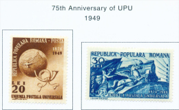 ROMANIA - 1949 UPU Mounted Mint - Neufs