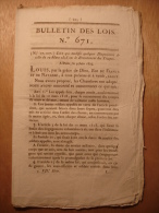 BULLETIN DES LOIS 15 JUIN 1824 - BOULANGER BLOIS - RECRUTEMENT TROUPES - BARON AUGET DE MONTYON LEGS MEDECINE CHIRURGIE - Décrets & Lois