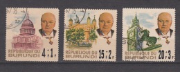 BURUNDI, 1967,   Sir Winston Churchill, Commemoration, Set 3 V,  USED - Usados