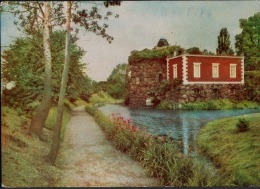 AK Wörlitz, Wörlitzer Park, Stein Mit Villa Hamilton, Gel, 1965 - Wörlitz