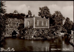 AK Wörlitz, Wörlitzer Park, Stein, Ung, 1976 - Woerlitz