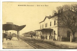 Carte Postale Ancienne Sorgues - Quai De La Gare - Chemin De Fer - Sorgues